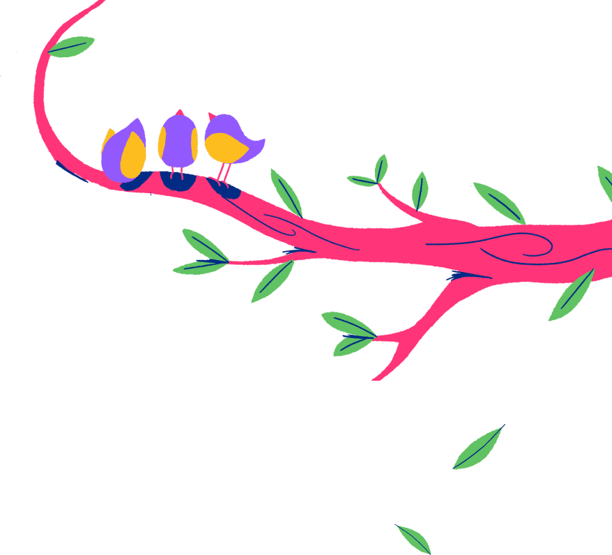 3 Birds Tree Image
